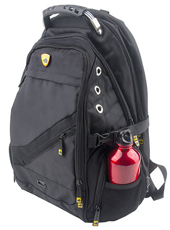 Guard Dog BPGDP2BK0 Proshield II Bullet Proof Backpack Style w/ Black Finish, Auxiliary Multi-Media Connection, Over 20 Pockets