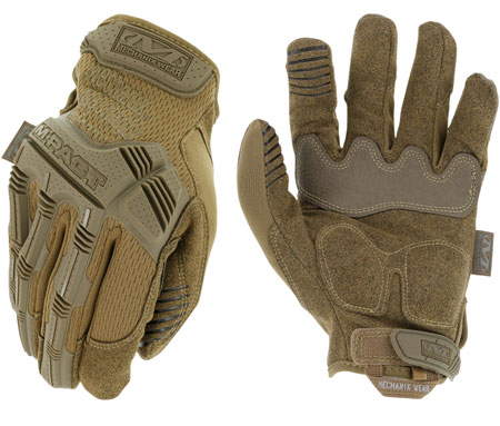 Mechanix Wear MPT72008 M-Pact Coyote Synthetic Leather Small TPR Closure