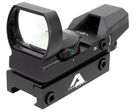 Aim Sports RT4S01 Reflex Sight Special Ops Edition Matte Black 1 x 24 mm x 34 mm Red/Green Multi Reticle
