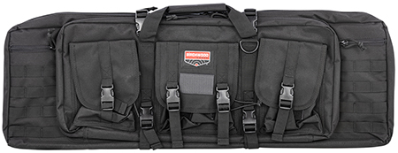 Birchwood Casey RBG36 Single Gun Case 36" Black 600D Polyester w/ Padded Straps/3 Large Storage Pockets & Dual Zippered Storage