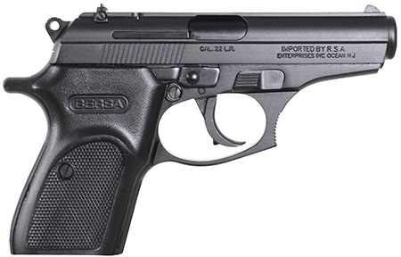 Bersa T22M Thunder Micro-Compact Frame 22 LR 10+1, 3.50" Black Steel Barrel, Matte Black Serrated Slide, Matte Black Aluminum Frame w/Beavertail