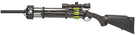 Traditions CRX6220060 Crackshot XBR Package 22 Cal 1rd 16.50" 20" Blued Steel Barrel & Receiver, Black Synthetic Stock, 4x32 Scope, Three Firebolt Arrows