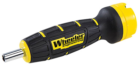 Wheeler 4001001 F.A.T. Digital Wrench Black/Yellow Universal Firearm 12 Pieces Features Digital LCD