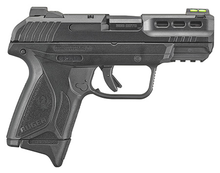 Ruger 3839 Security-380 380 ACP 10+1/15+1 3.42" Black Oxide Barrel, Black Serrated Steel Slide, Black Polymer Frame w/Accessory Rail, Black Polymer Grips