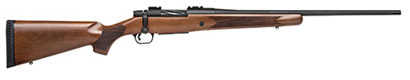 Mossberg 28137 Patriot Walnut 350 Legend 4+1 22" Fluted w/Recessed Match Crown, Blued Barrel/Rec, Walnut Stock, Spiral-Fluted Bolt, Adj. LBA Trigger, Weaver Scope Mount