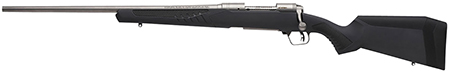 Savage Arms 57058 110 Storm 7mm Rem Mag 3+1 24", Matte Stainless Metal, Gray Fixed AccuStock with Accufit, Left Hand
