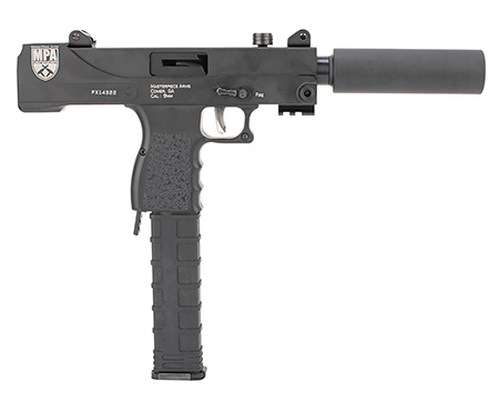 MasterPiece Arms 30T Defender Top Cocking TB 9mm Luger 5.50" 30+1 Black Cerakote