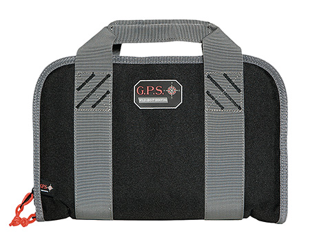 GPS Bags 1308PC Double Pistol Case Black Nylon w/ Visual ID Storage System