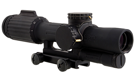 Trijicon 1600001 VCOG Black Hardcoat Anodized 1-6x 24mm LED Red Segmented Circle w/Crosshair 223 77gr Reticle