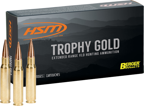 HSM TROPHY GOLD 257 ROBERTS - 115GR BERGER VLD 20RD 25BX/CS