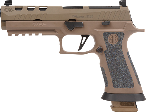 SIG P320 XFIVE DH3 9MM 5" OR - XRAY-3 (3)21RD AXG GRIP COYOTE