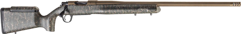 CHRISTENSEN MESA LR 28 NOSLER - 26" TB BRONZE/GREEN-BLK-TAN