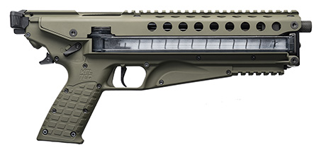Kel-Tec P50GRN P50 5.7x28mm 9.60" 50+1 (2), Green, Polymer Frame, Fiber Optic Sight