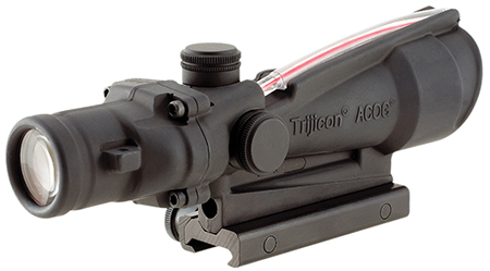 Trijicon 100154 ACOG Black Hardcoat Anodized 3.5x35mm Illuminated Red Horseshoe .308/7.62 BDC Reticle