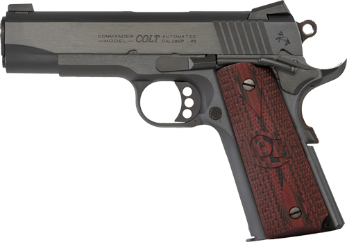 COLT COMBAT COMMANDER 45ACP - FS 8-SHOT BLUED G10 GRIPS