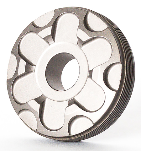 RUGGED SUPPRESSOR FC005 TI Front Cap 7.62mm Titanium/Teflon