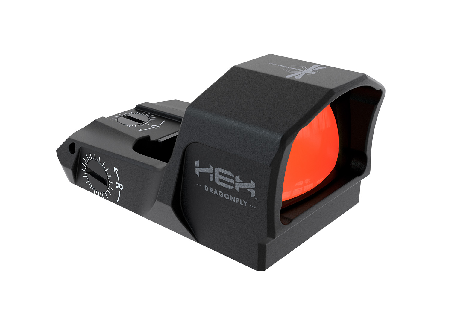 HEX Optics GE5077STNDRET HEX Dragonfly Black Anodized 3.5 MOA Red Dot