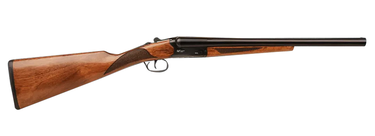 Gforce Arms GF12SXS20 Pancho 12 Gauge Break Open 2rd 20" Side By Side Barrel, Fixed Walnut Stock