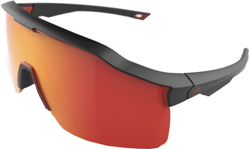 GLOCK TACTICAL GLASSES SAFE - ACTION BLACK RED MIRROR LENS - Image 2