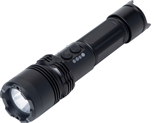 GUARD DOG LIGHTSAFER STUN GUN - W/ TAC LIGHT MAX VOLTAGE BLK
