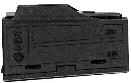 MDT MAG POLYMER 308 3RD BLACK - FLUSH MOUNT