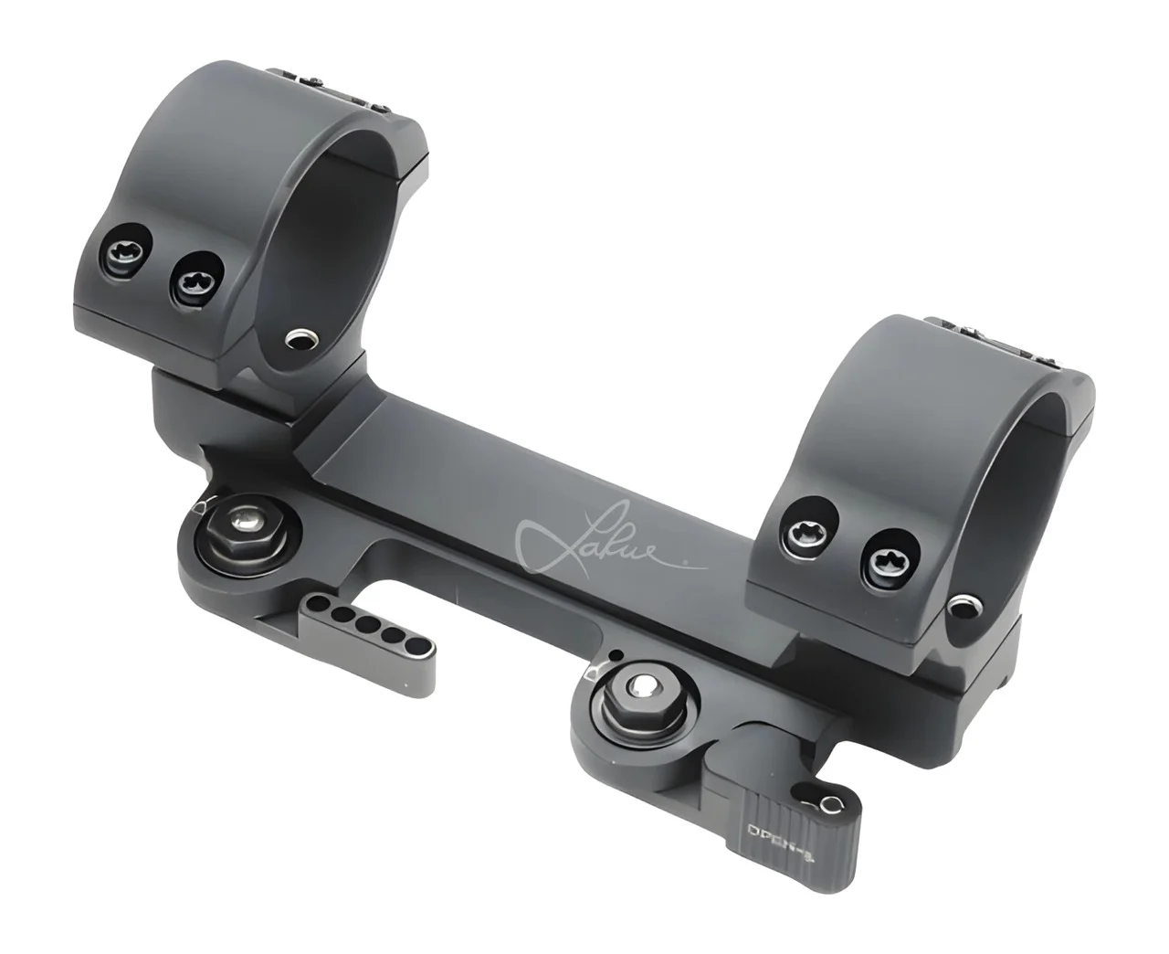 Larue Tactical LT9131535034 In Line Black 34mm Tube 0 MOA