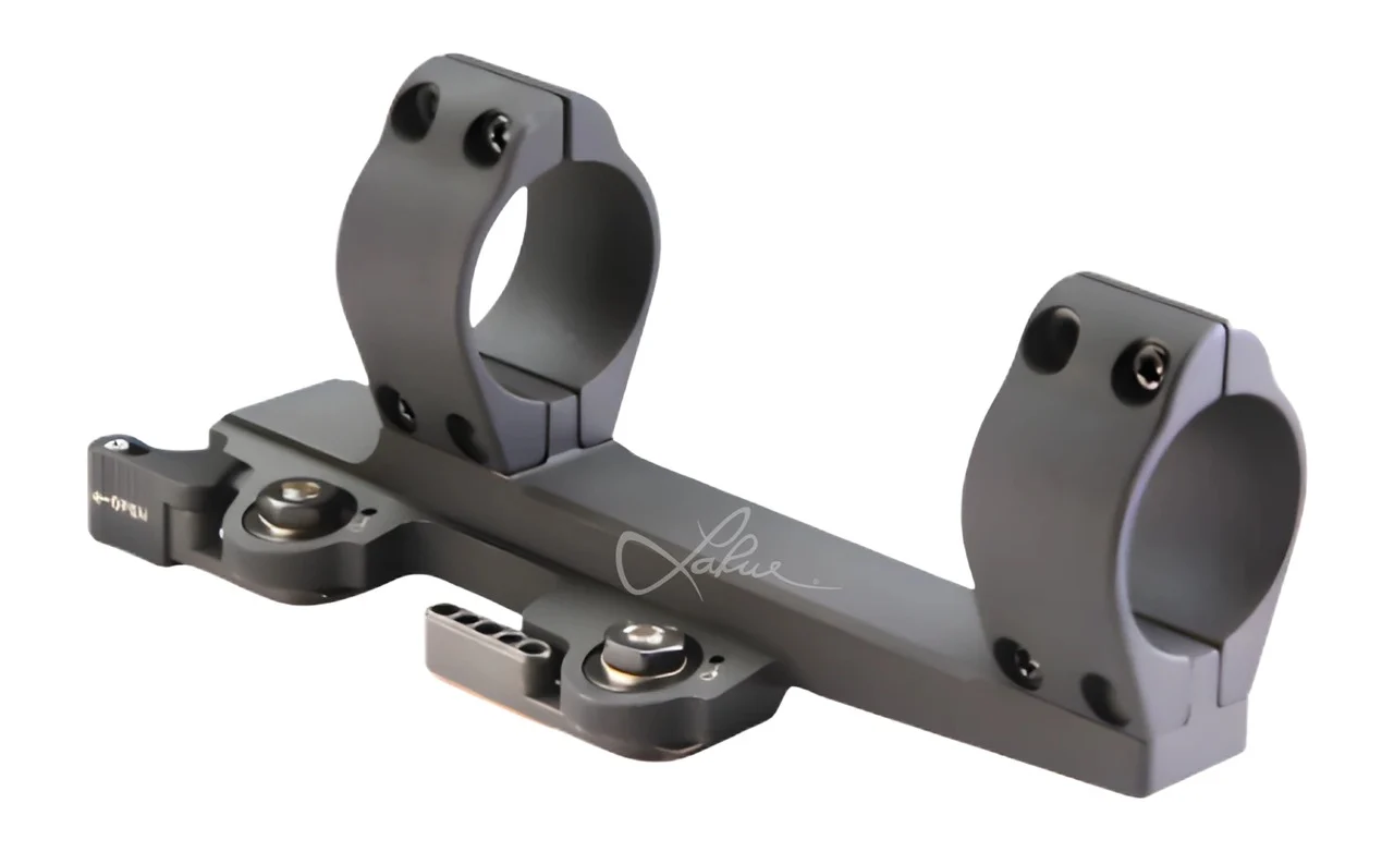Larue Tactical LT9151535030 Cantilever Black 30mm Tube 0 MOA