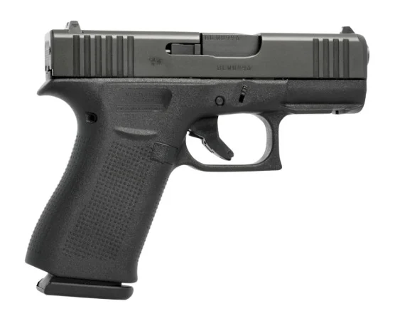 Glock PX4350203FR G43X 9mm Luger 15+1 3.41" Black GMB Barrel, Black Steel Serrated w/Optic Slide, Black Polymer Frame w/Accessory Rail, Ambidextrous