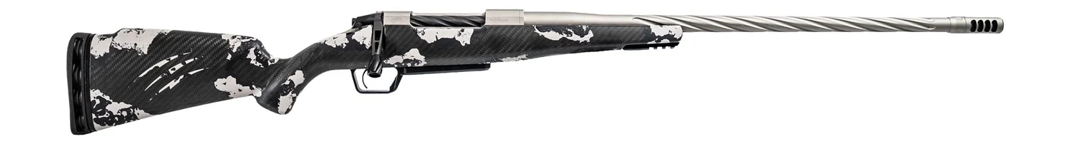 Fierce Firearms ROGSSX65PRC22TP Twisted Rogue XP 6.5 PRC 3+1 22" Tungsten Cerakote Spiral Fluted Threaded Stainless Steel Barrel, Drilled & Tapped Receiver, BiPod Rail Forend, Phantom Camo LR Negative