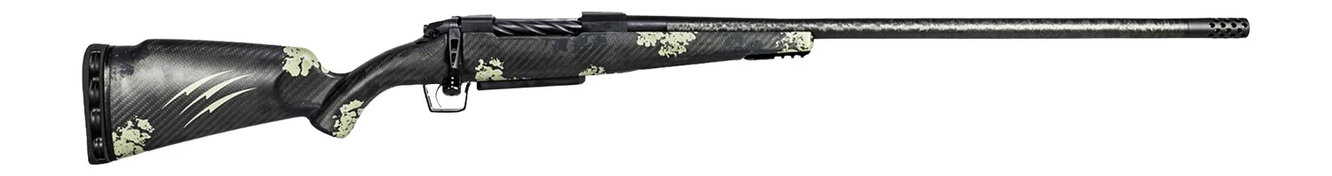 Fierce Firearms ROGSCX300PRC24BF Carbon Rogue XP 300 PRC 3+1 24" Carbon Fiber Match Grade Threaded Barrel, Black Cerakote Steel Drilled & Tapped Receiver, BiPod Rail Forend, Forest Camo Fixed Carbon F