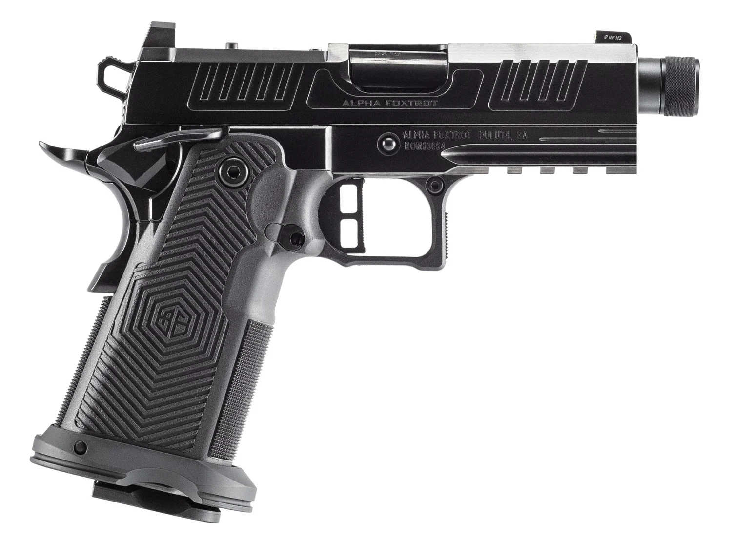 Alpha Foxtrot AA39X1QIB-PDBK19 AF1911 Romulus 9mm Luger 3.50"