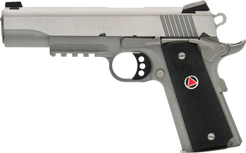 COLT DELTA ELITE 10MM 5" 8RD - STAINLESS BLACK PICATINNY RAIL