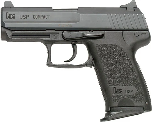 HK USP9 COMPACT V7 DAO 9MM - 3.58" BBL 2-13RD BLACK